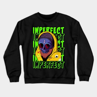 Imperfect Skull Design Crewneck Sweatshirt